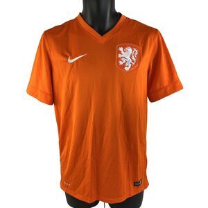 Netherlands Nike Dri-Fit 2014 Home Soccer Football Jersey Men's Size Small